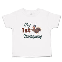 Toddler Clothes My 1St Thanksgiving Bird Toddler Shirt Baby Clothes Cotton