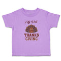 Toddler Clothes My First Thanksgiving Baby Bird Sitting with Open Wings Cotton