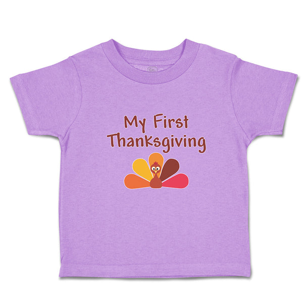 Toddler Clothes My First Thanksgiving Bird Toddler Shirt Baby Clothes Cotton