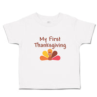 Toddler Clothes My First Thanksgiving Bird Toddler Shirt Baby Clothes Cotton