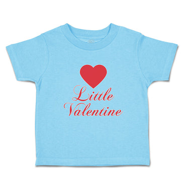 Toddler Clothes Little Valentine with Heart Symbol Toddler Shirt Cotton