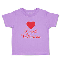 Toddler Clothes Little Valentine with Heart Symbol Toddler Shirt Cotton