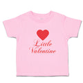 Toddler Clothes Little Valentine with Heart Symbol Toddler Shirt Cotton