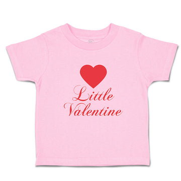 Toddler Clothes Little Valentine with Heart Symbol Toddler Shirt Cotton