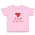 Toddler Clothes Little Valentine with Heart Symbol Toddler Shirt Cotton