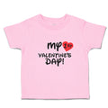 Toddler Clothes My 1St Valentine's Day with Heart Symbol Toddler Shirt Cotton