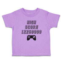 Toddler Clothes High Score 12250000 Video Game Toddler Shirt Baby Clothes Cotton