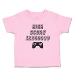 Toddler Clothes High Score 12250000 Video Game Toddler Shirt Baby Clothes Cotton