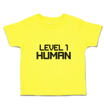 Cute Toddler Clothes Level 1 Human Toddler Shirt Baby Clothes Cotton