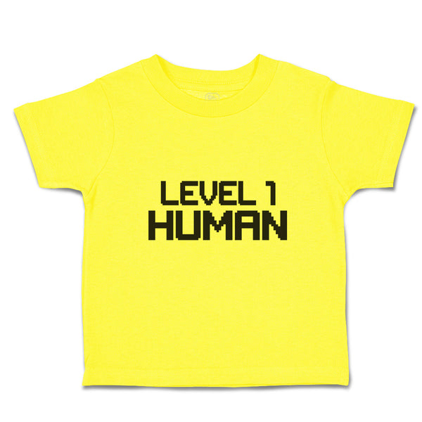 Cute Toddler Clothes Level 1 Human Toddler Shirt Baby Clothes Cotton