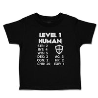 Cute Toddler Clothes Level 1 Human Toddler Shirt Baby Clothes Cotton