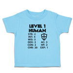 Cute Toddler Clothes Level 1 Human Toddler Shirt Baby Clothes Cotton