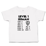 Cute Toddler Clothes Level 1 Human Toddler Shirt Baby Clothes Cotton