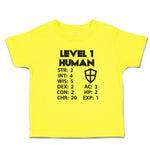 Cute Toddler Clothes Level 1 Human Toddler Shirt Baby Clothes Cotton