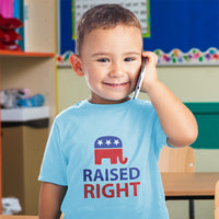 Raised Right with An American Republican Flag
