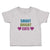 Toddler Clothes Smart Bright Cute with Heart Symbol Toddler Shirt Cotton