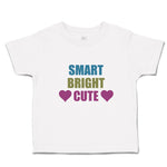Toddler Clothes Smart Bright Cute with Heart Symbol Toddler Shirt Cotton
