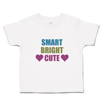 Toddler Clothes Smart Bright Cute with Heart Symbol Toddler Shirt Cotton