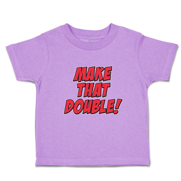 Toddler Clothes Make That Double! Toddler Shirt Baby Clothes Cotton