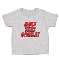 Toddler Clothes Make That Double! Toddler Shirt Baby Clothes Cotton