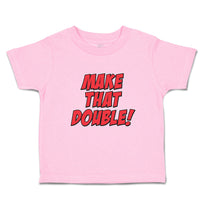 Toddler Clothes Make That Double! Toddler Shirt Baby Clothes Cotton