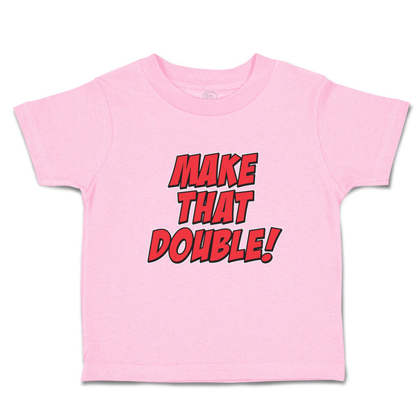 Toddler Clothes Make That Double! Toddler Shirt Baby Clothes Cotton