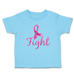 Toddler Clothes Fight Breast Cancer Ribbon Toddler Shirt Baby Clothes Cotton