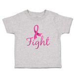 Toddler Clothes Fight Breast Cancer Ribbon Toddler Shirt Baby Clothes Cotton