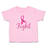 Toddler Clothes Fight Breast Cancer Ribbon Toddler Shirt Baby Clothes Cotton