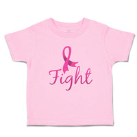 Toddler Clothes Fight Breast Cancer Ribbon Toddler Shirt Baby Clothes Cotton