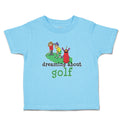 Toddler Clothes Dreaming About Golf Friends Together Playing Golf on Golf Course