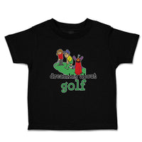 Toddler Clothes Dreaming About Golf Friends Together Playing Golf on Golf Course