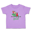Toddler Clothes Dreaming About Golf Friends Together Playing Golf on Golf Course