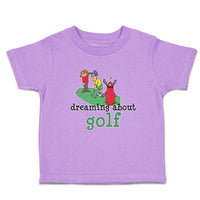 Toddler Clothes Dreaming About Golf Friends Together Playing Golf on Golf Course