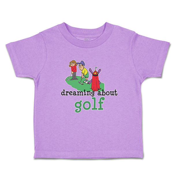 Toddler Clothes Dreaming About Golf Friends Together Playing Golf on Golf Course