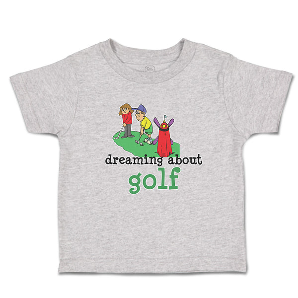 Toddler Clothes Dreaming About Golf Friends Together Playing Golf on Golf Course