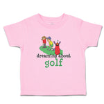 Toddler Clothes Dreaming About Golf Friends Together Playing Golf on Golf Course