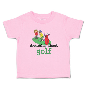 Toddler Clothes Dreaming About Golf Friends Together Playing Golf on Golf Course