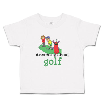 Toddler Clothes Dreaming About Golf Friends Together Playing Golf on Golf Course