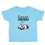 Toddler Clothes Sweets Dreams Toy Panda Sleeping with Hands up Toddler Shirt