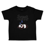 Toddler Clothes Sweets Dreams Toy Panda Sleeping with Hands up Toddler Shirt