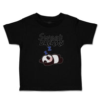 Toddler Clothes Sweets Dreams Toy Panda Sleeping with Hands up Toddler Shirt