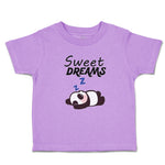 Toddler Clothes Sweets Dreams Toy Panda Sleeping with Hands up Toddler Shirt
