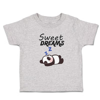 Toddler Clothes Sweets Dreams Toy Panda Sleeping with Hands up Toddler Shirt