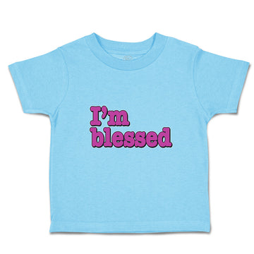 Toddler Clothes I'M Blessed Toddler Shirt Baby Clothes Cotton