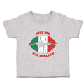 Toddler Clothes Kiss Me I'M Italian Italy Flag Countries Toddler Shirt Cotton