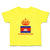 Cute Toddler Clothes Cambodian King Crown Countries Toddler Shirt Cotton