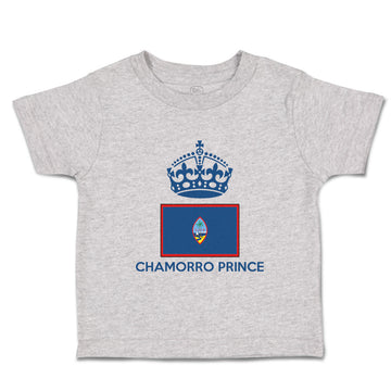 Cute Toddler Clothes Guam, Chamorro Prince Crown Countries Toddler Shirt Cotton