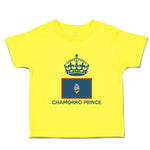 Cute Toddler Clothes Guam, Chamorro Prince Crown Countries Toddler Shirt Cotton