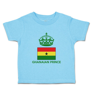 Cute Toddler Clothes Ghanaian Prince Crown Countries Toddler Shirt Cotton